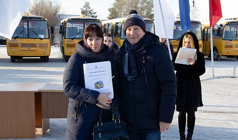 Автопарк школьных автобусов пополнился